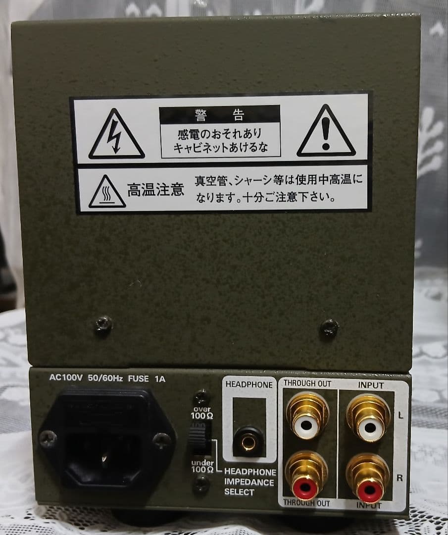 東京 SOUND ValveX-SE 真空管ヘッドホンアンプ 本体＆取扱説明書