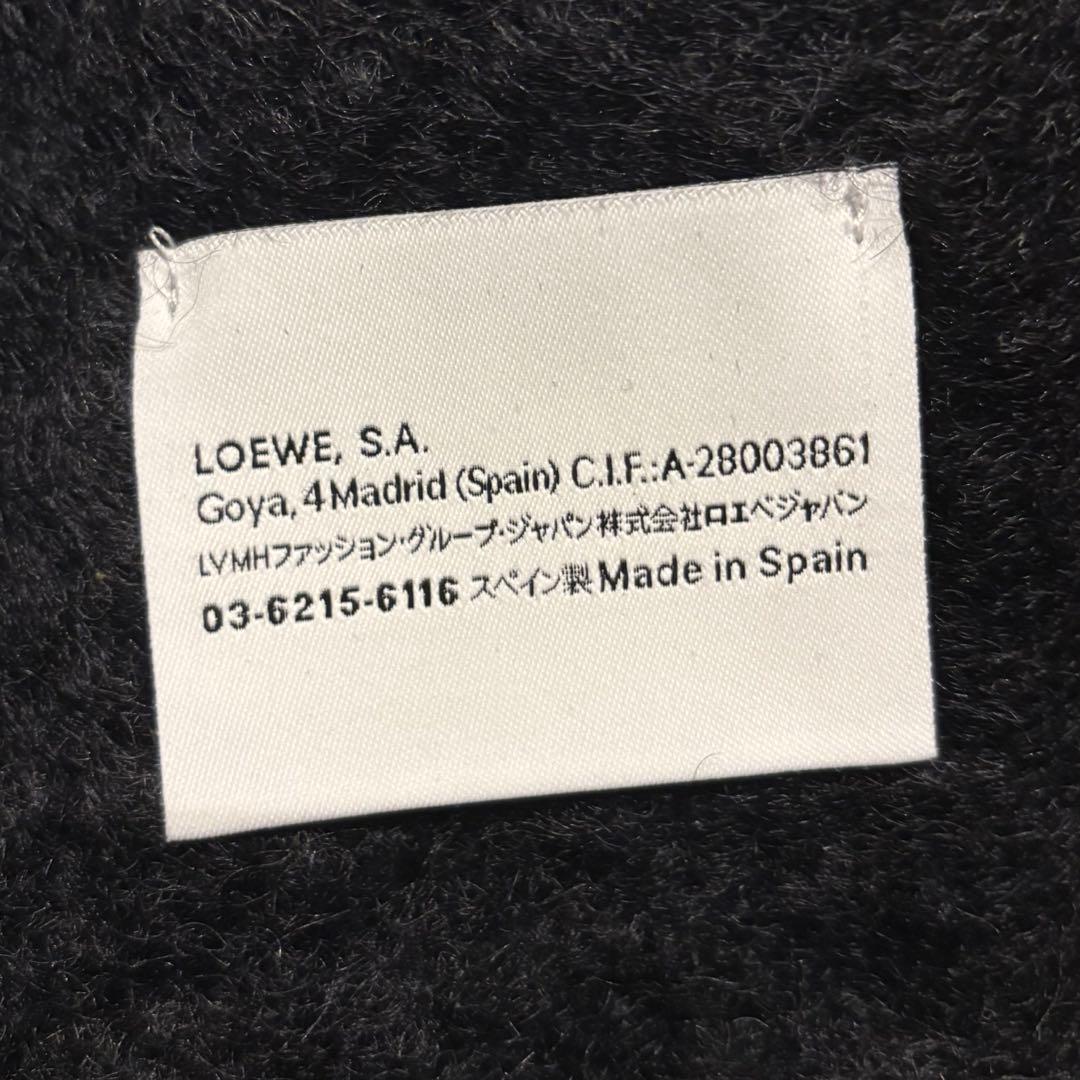 LOEWE ロエベ マフラー ブラック（黒）