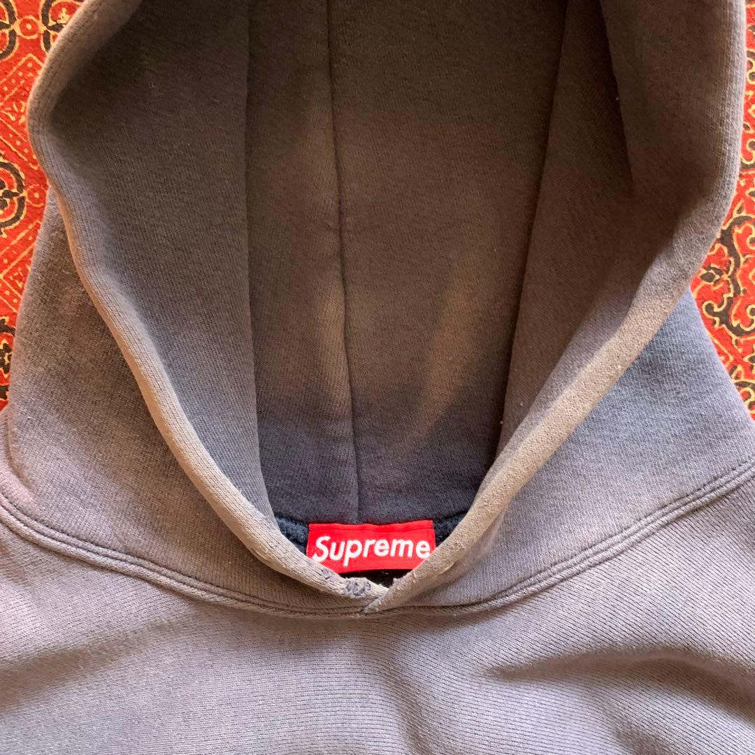 90s ビンテージ プルオーバー パーカー ナス紺 SUPREME 初期