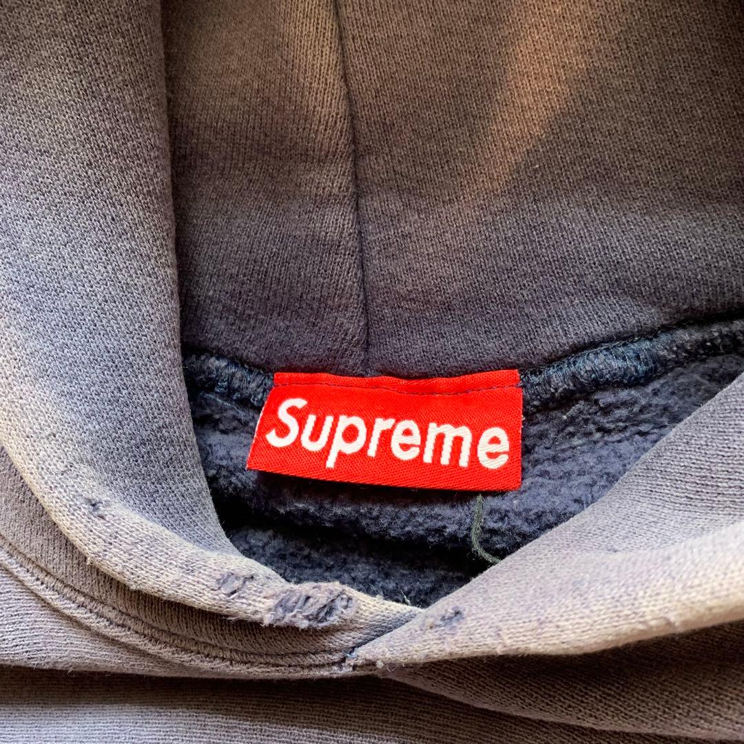 90s ビンテージ プルオーバー パーカー ナス紺 SUPREME 初期