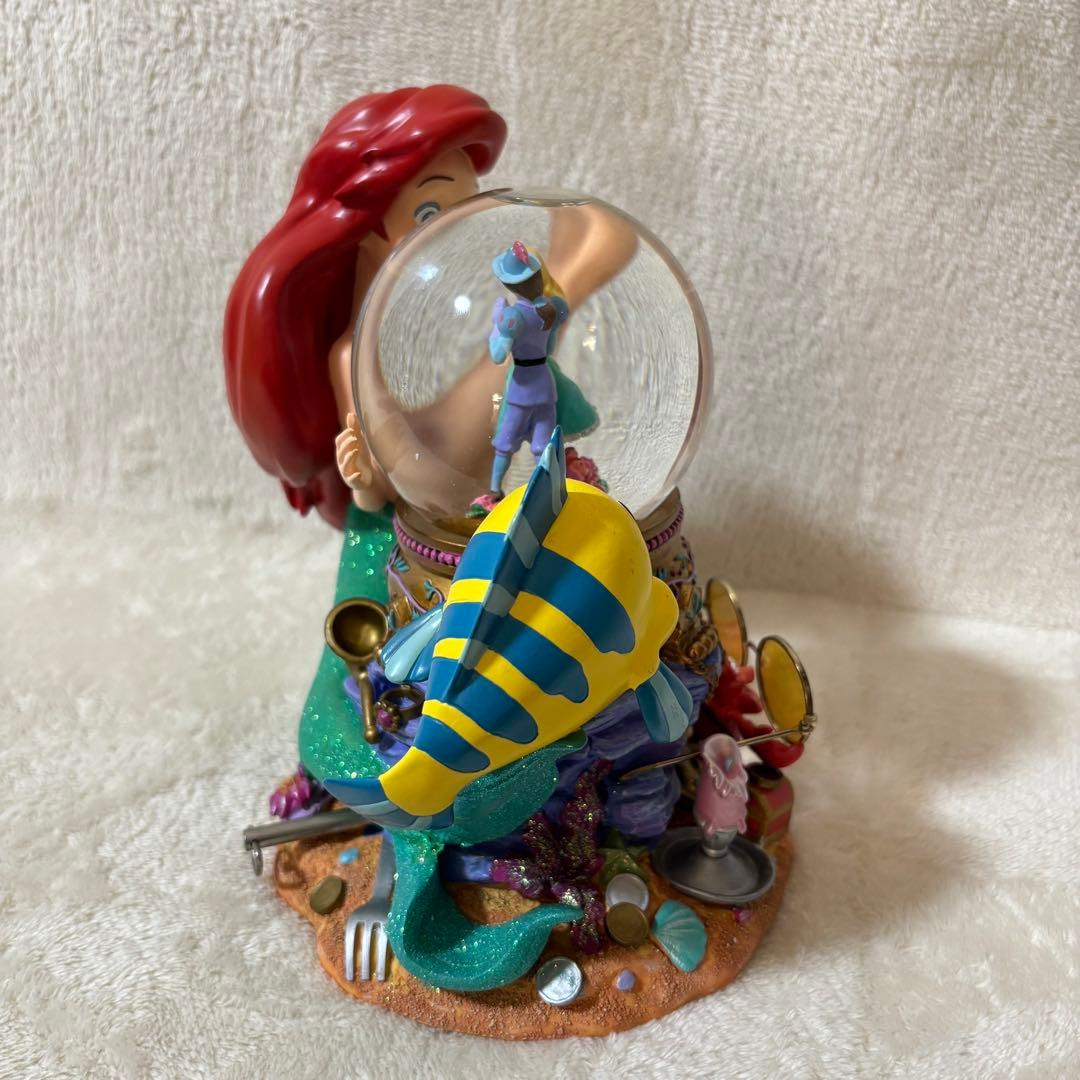 【ほぼ新品】ディズニー スノードーム オルゴール リトルマーメイド アリエル