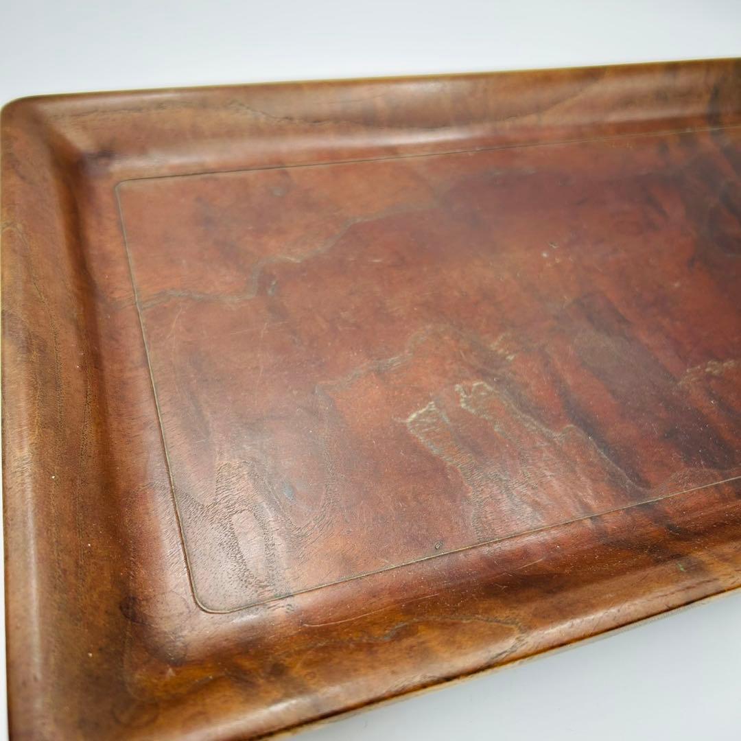 【唐木盆　煎茶盆　香盆】骨董　アンティーク　インテリア　中国美術　香道具　茶道具