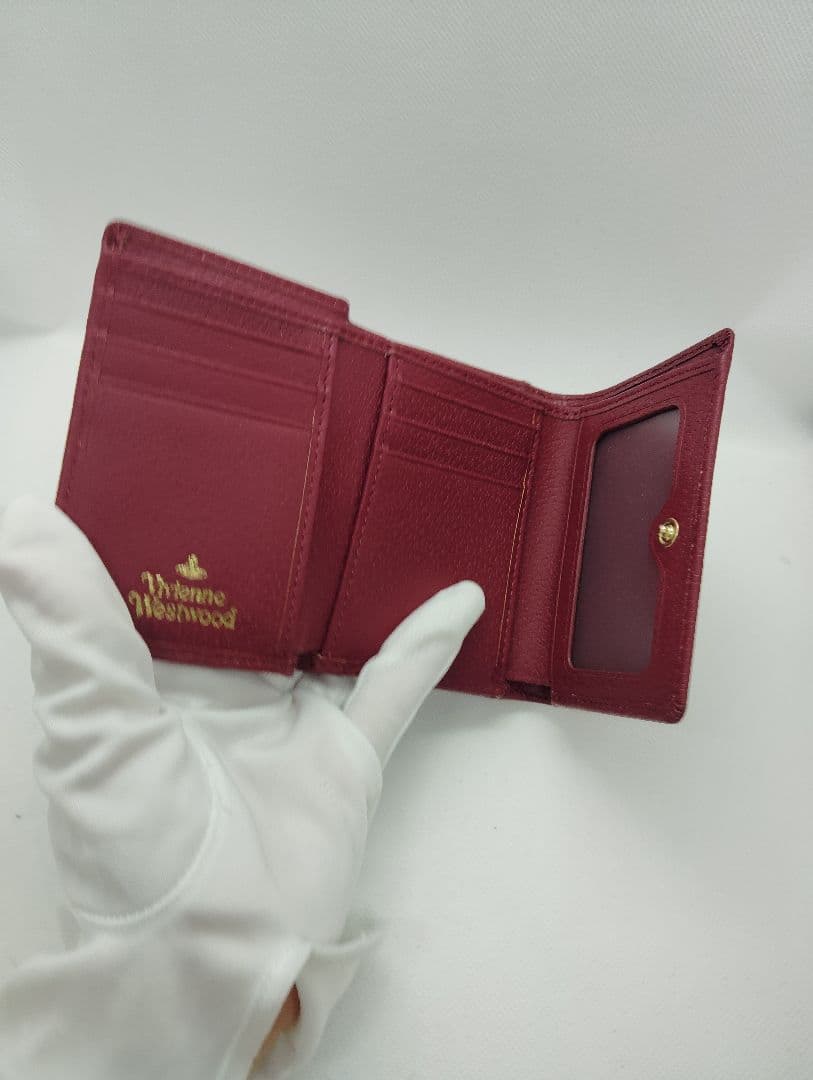 特価！袋箱付き新品未使用ヴィヴィアンウエストウッドバーガンディ財布