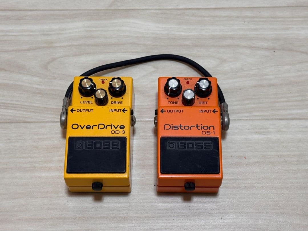 ギター BOSS OverDrive OD-3 & Distortion DS-1