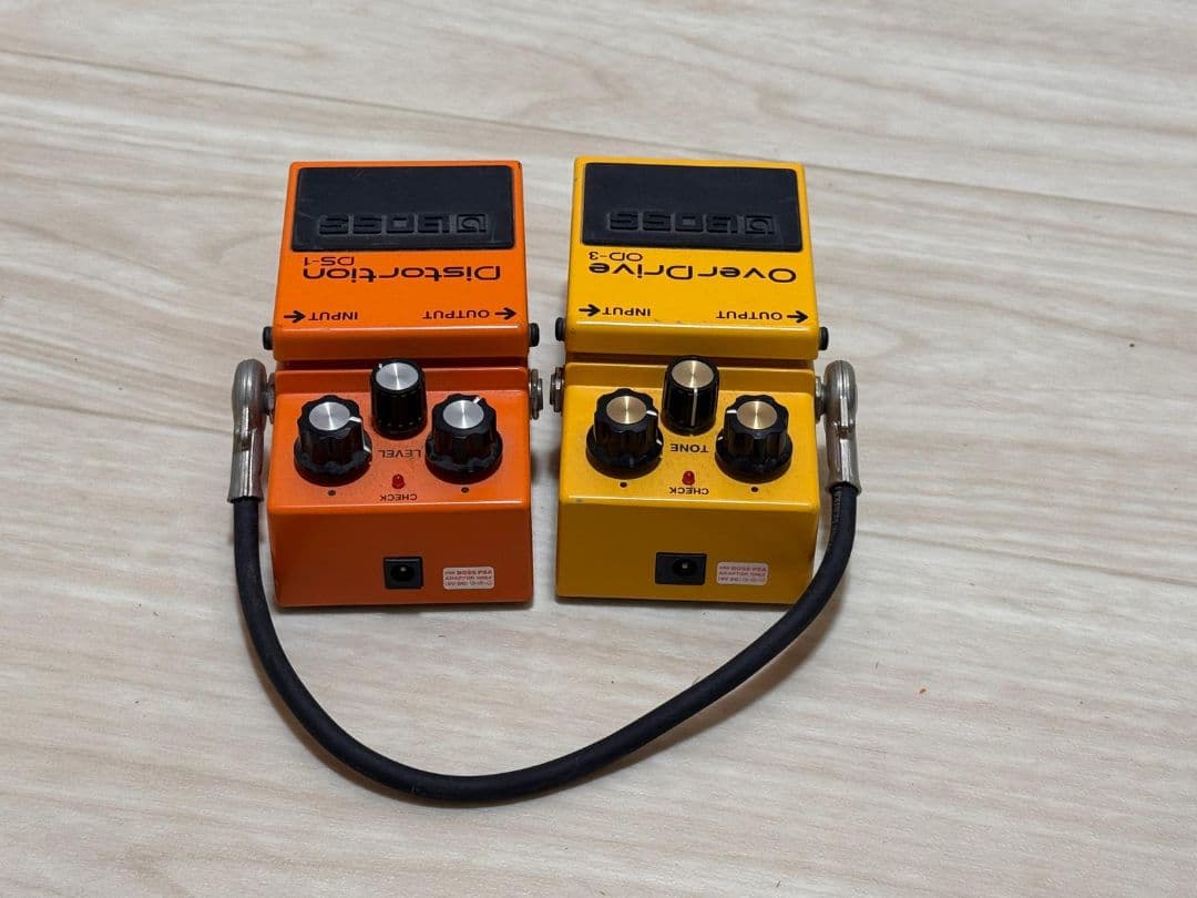 ギター BOSS OverDrive OD-3 & Distortion DS-1