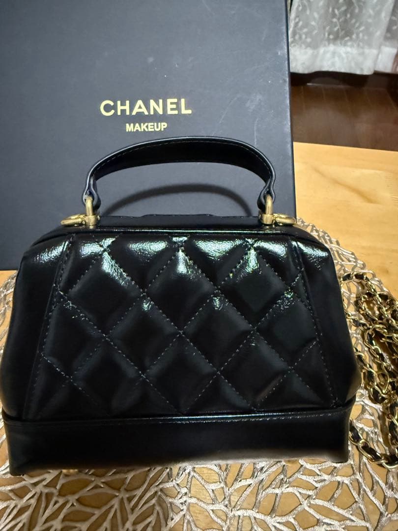 CHANEL(シャネル)ノベルティ★がま口ボストン型 ショルダーバッグ★2way