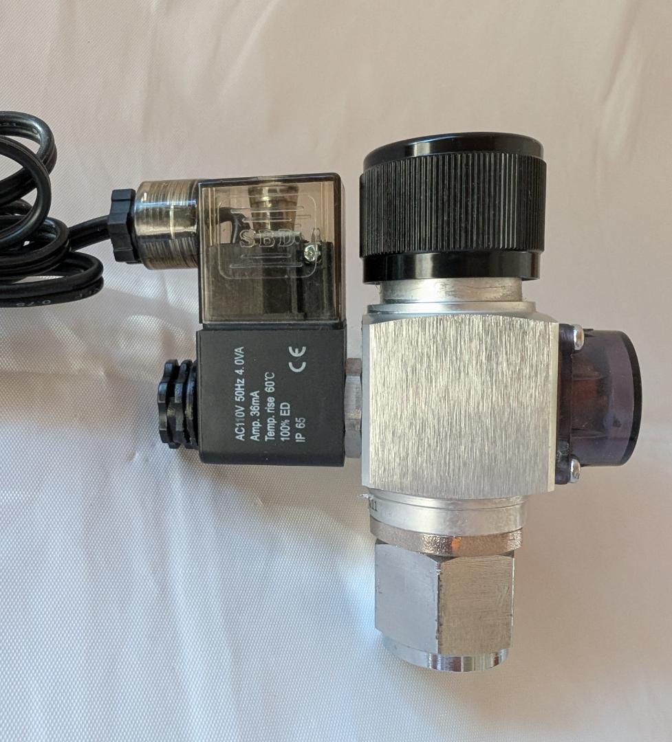 CO2レギュレーター WPW RG-05 電磁弁・スピコン付き 大型・小型ボンベ