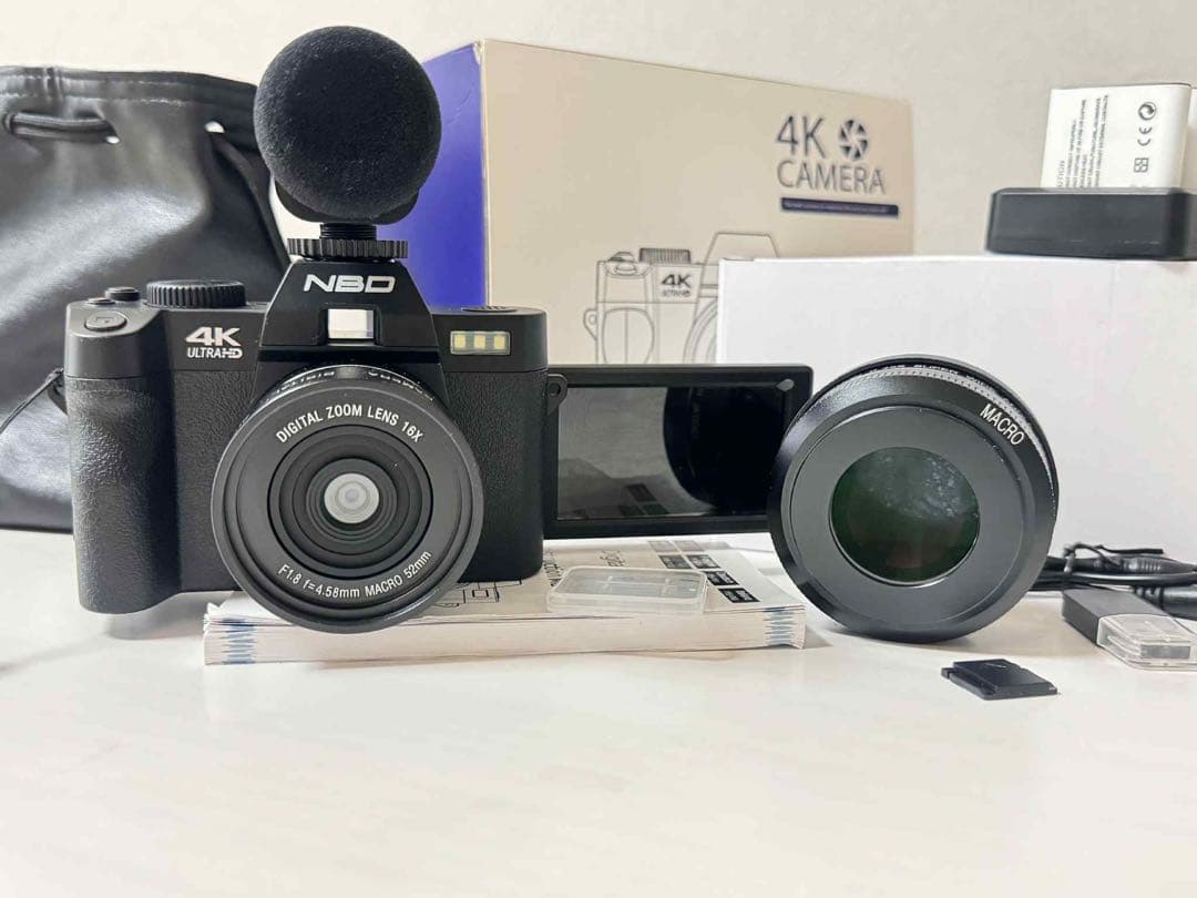 4Kデジタルカメラ Wi-Fi機能 32GB