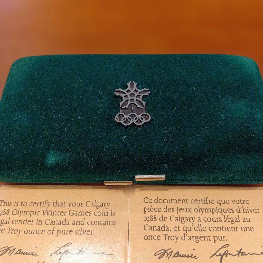 1988年 カルガリーオリンピック 記念硬貨 2枚セット