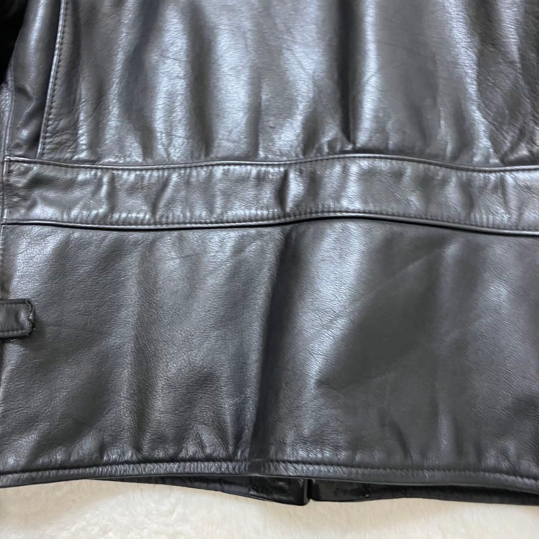 ハーレーダビッドソン 裏地キルティング 本革 レザージャケット ライダース 38