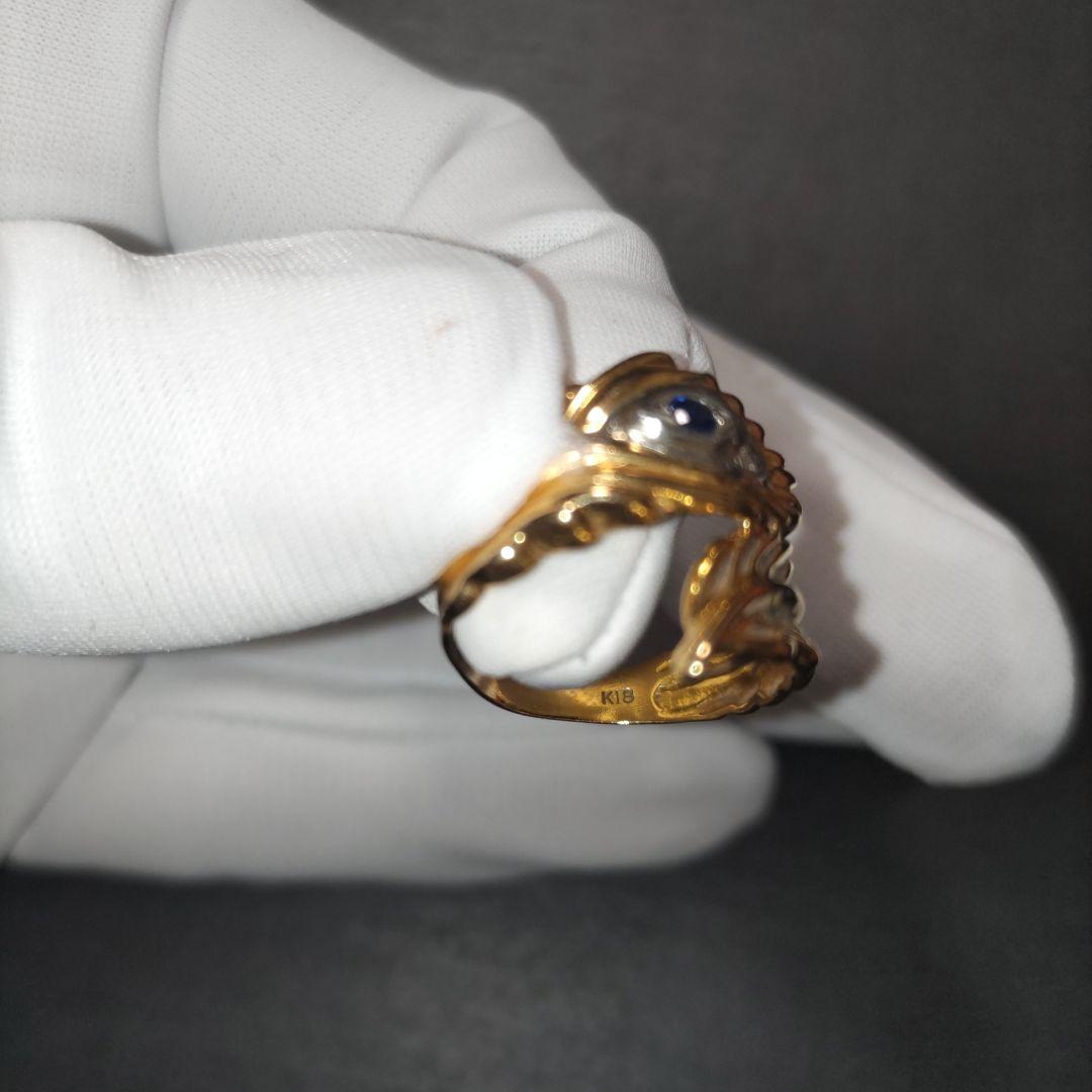 削除まで1時間きりました。　最終価格！　K18 リング 指輪