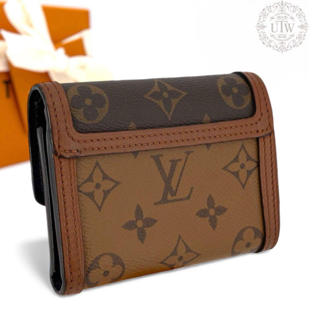 極美品　ルイヴィトン　ポルトフォイユ　ドーフィーヌ　モノグラム　リバース　財布