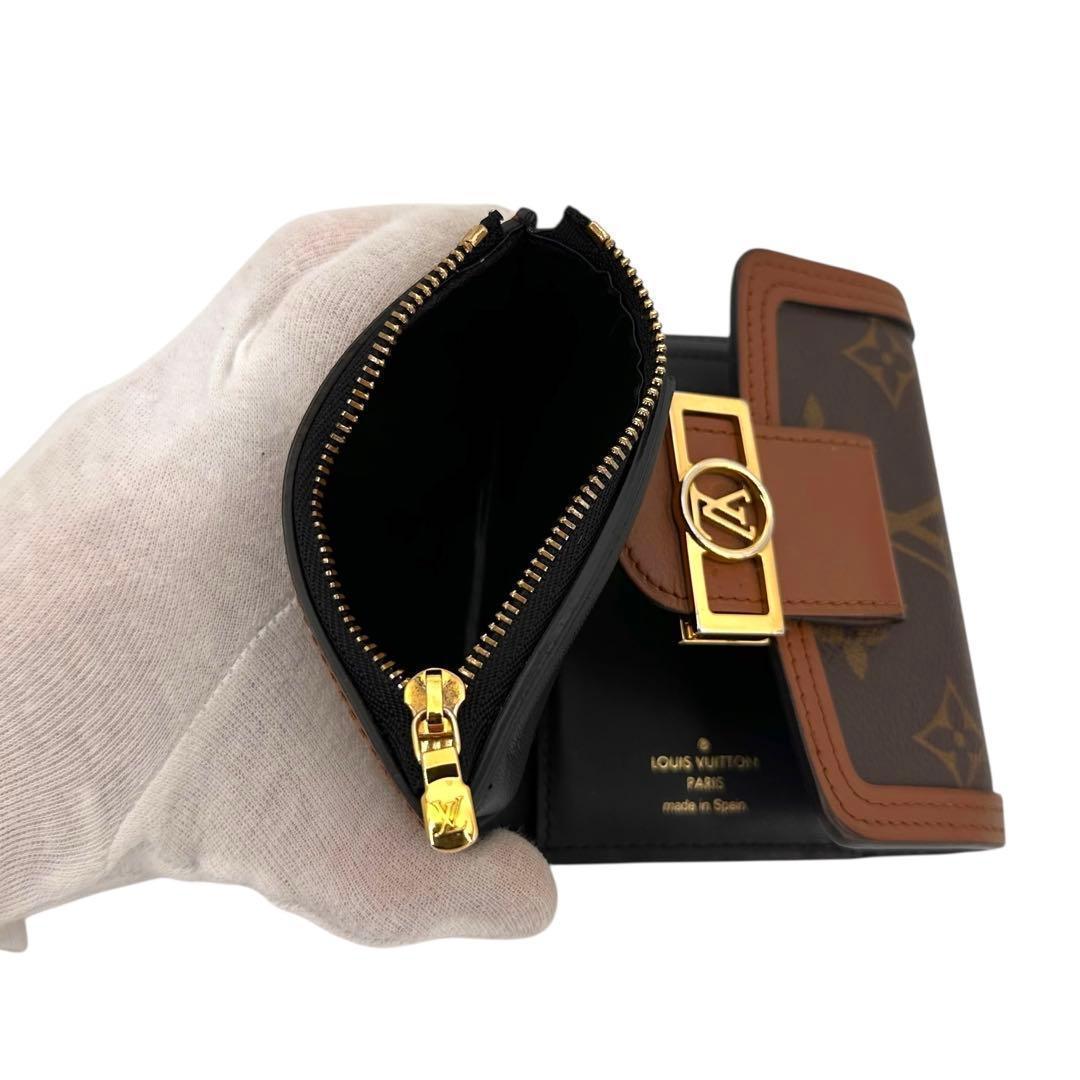 極美品　ルイヴィトン　ポルトフォイユ　ドーフィーヌ　モノグラム　リバース　財布