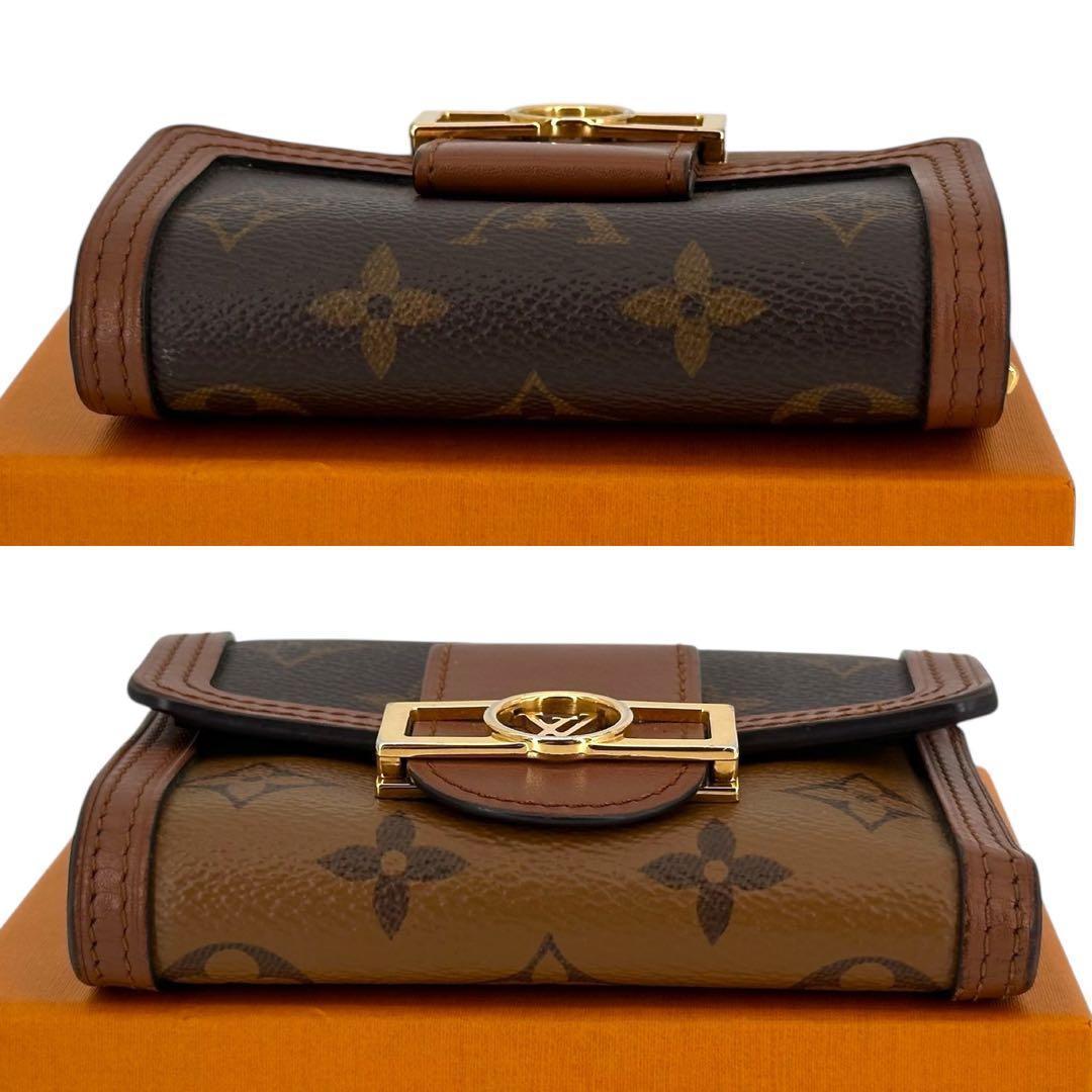 極美品　ルイヴィトン　ポルトフォイユ　ドーフィーヌ　モノグラム　リバース　財布