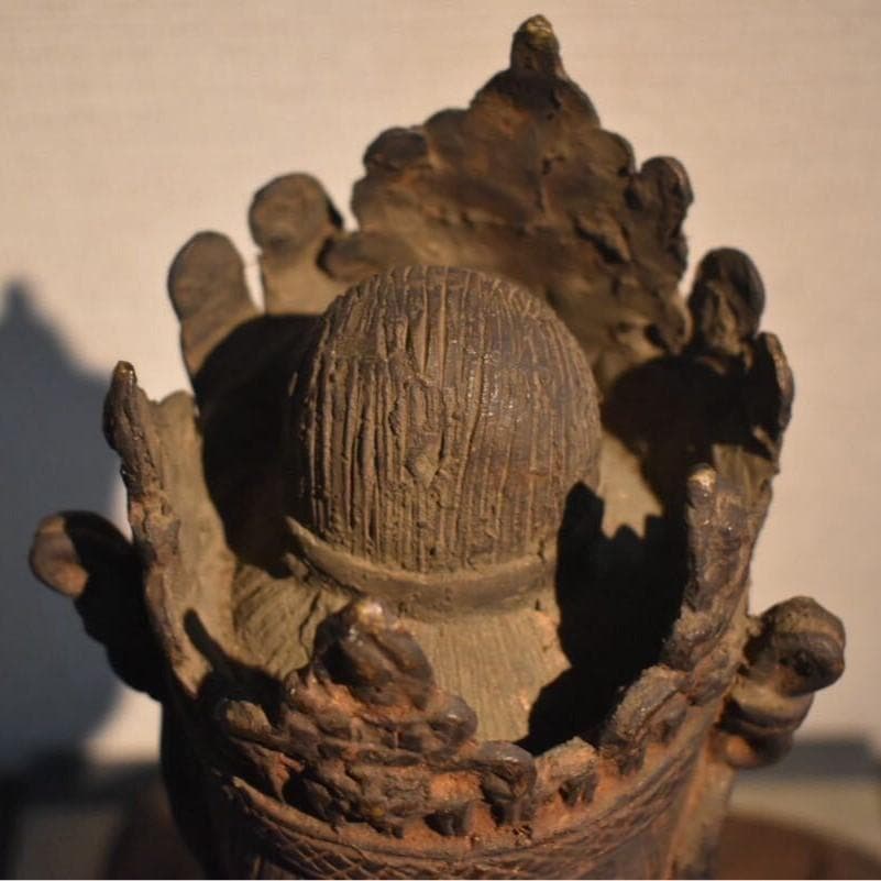 【新羅仏】◆金銅十一面観音菩薩座像 仏像◆検）天平仏 飛鳥仏 高麗仏 百済仏