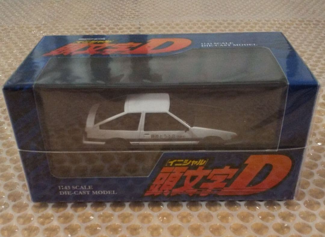 1/43 頭文字D トレノ AE86 カーボンボンネット 藤原拓海