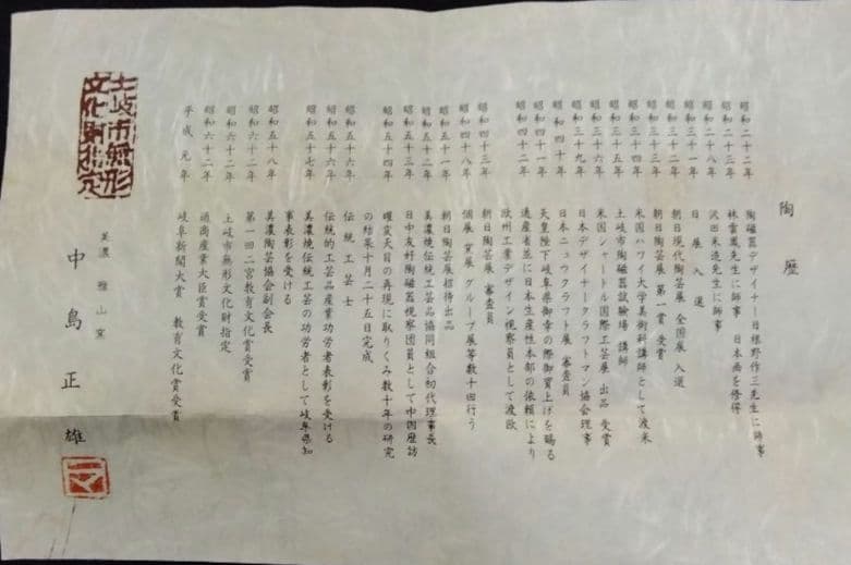 茶道具 茶碗 黒織部 雅山窯 中島正雄 織部 志野 瀬戸黒 黄瀬戸