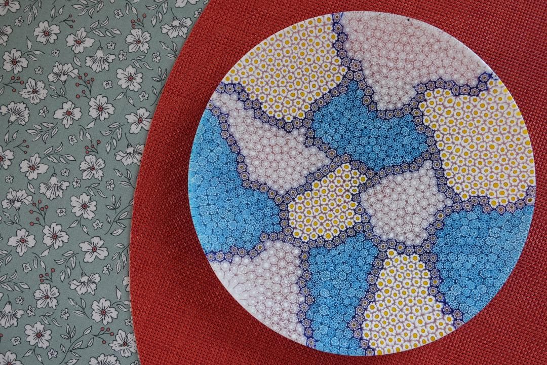 ベネチアガラス プレート ミルフォオリ ムリーニ チェア 舩木倭帆 田子美紀