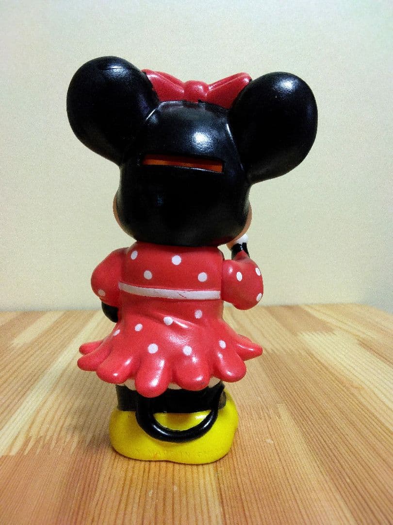 Disney ディズニー 貯金箱 ミッキー ミニー 人形 フィギュア レトロ