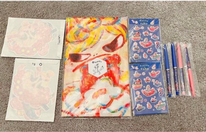 新品 未開封 ロッカクアヤコ 個展「魔法の手」バンダナ 千葉県立美術館