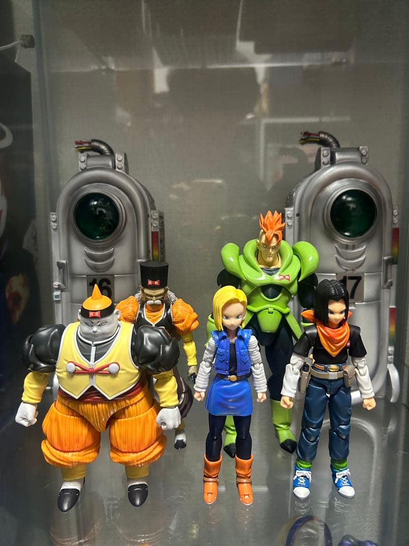 ドラゴンボール フィギュア ガレージキット　SHF 17号18号 16号