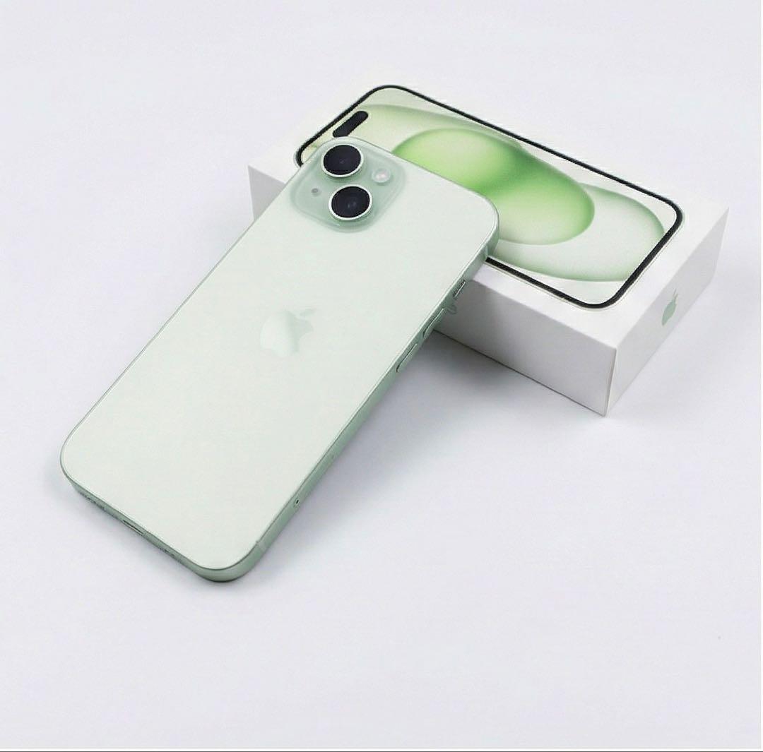 iPhone15 128G グリーン　初期化済み　SIMフリー