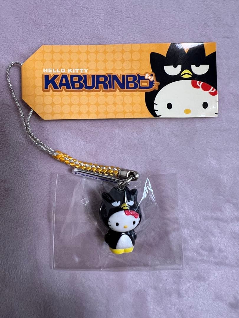 ハローキティ 根付　バツ丸