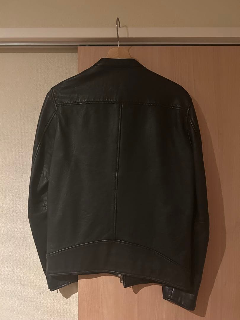 UNITED TOKYO ラムレザーシングルライダースジャケット サイズ2 黒
