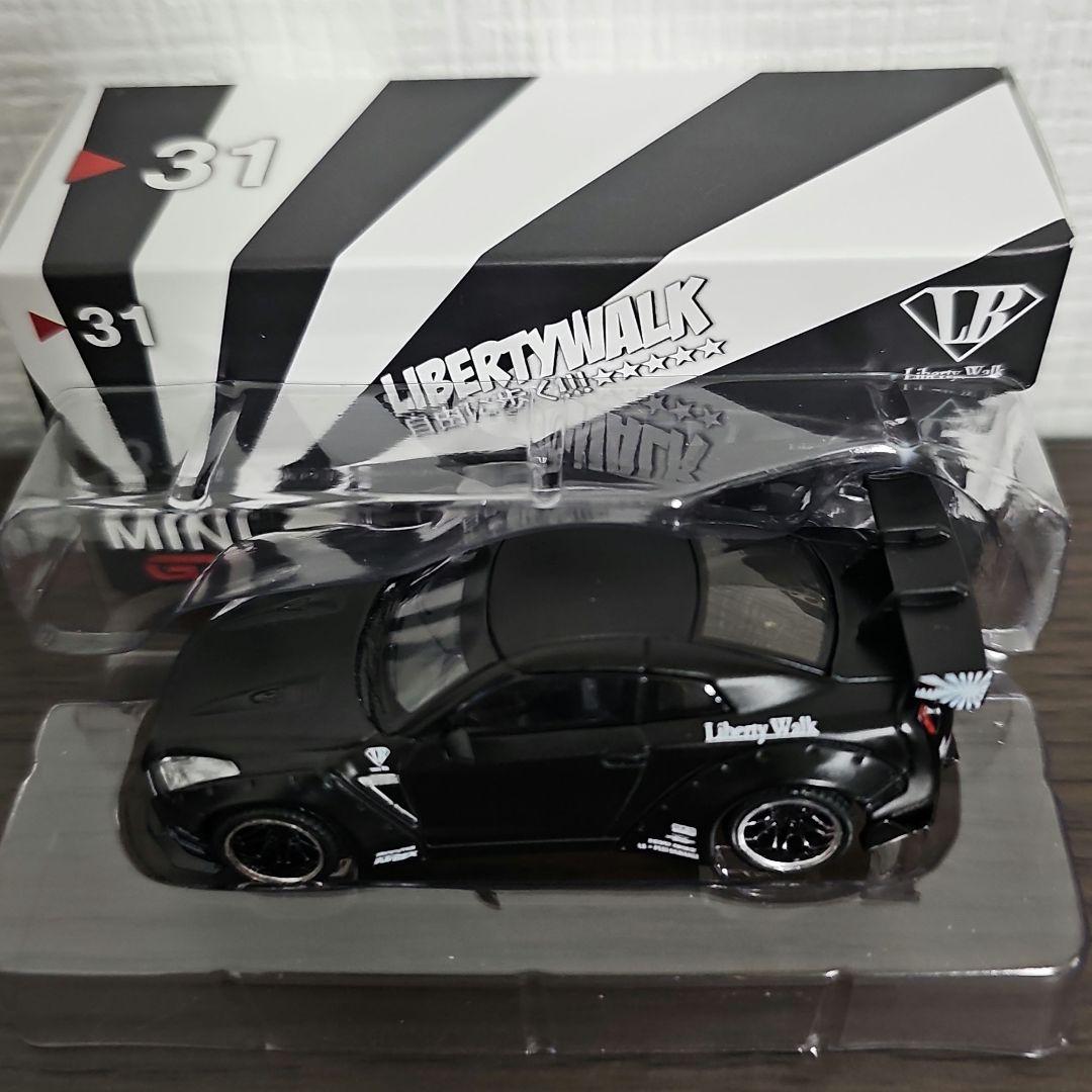 ミニカー MINIGT LIBERTYWALK GT-R Matte Black