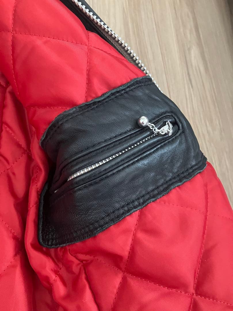 NANO UNIVERSE シングルライダースジャケット