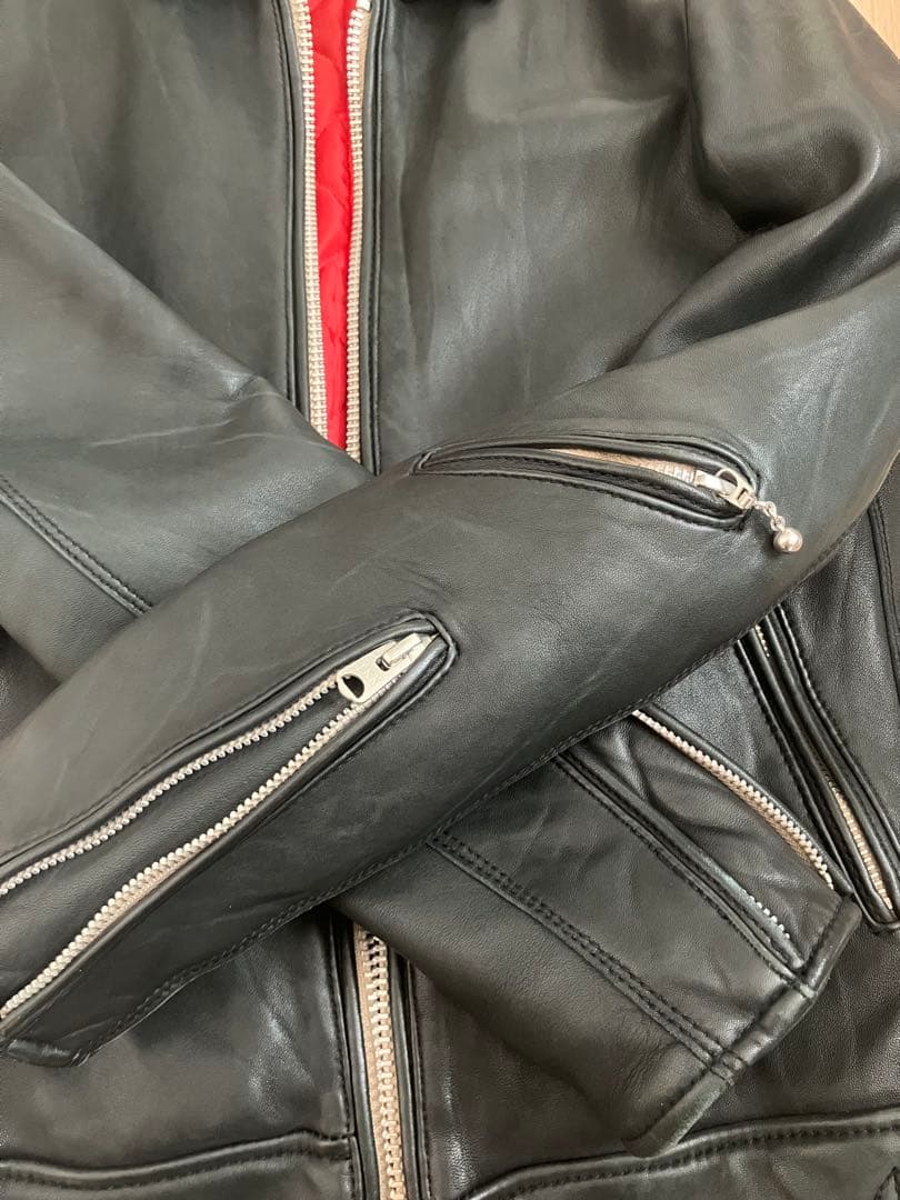 NANO UNIVERSE シングルライダースジャケット