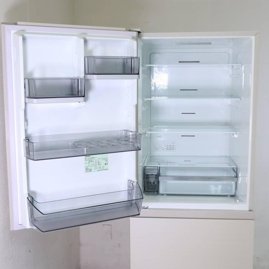 値下21年製 東芝 ベジータ 356L 3ドア冷蔵庫 GR-S36SVL(ZC)