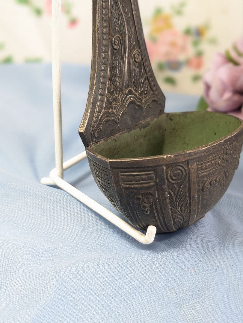 フランス アンティーク ルルドの泉 聖水盤 壁掛け