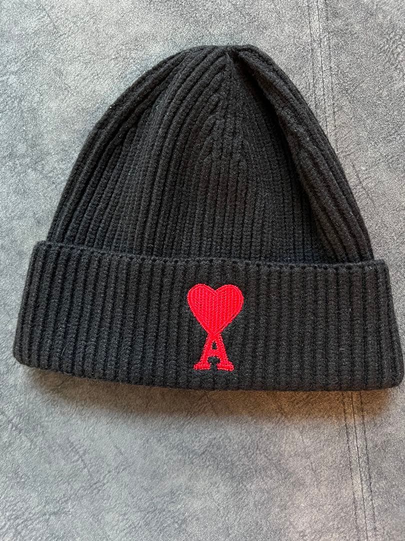 あーちゃん★ amiparis ニット帽 黒