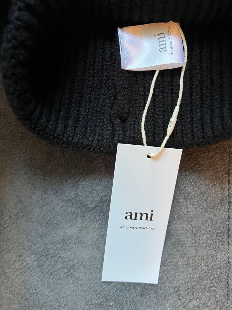 あーちゃん★ amiparis ニット帽 黒