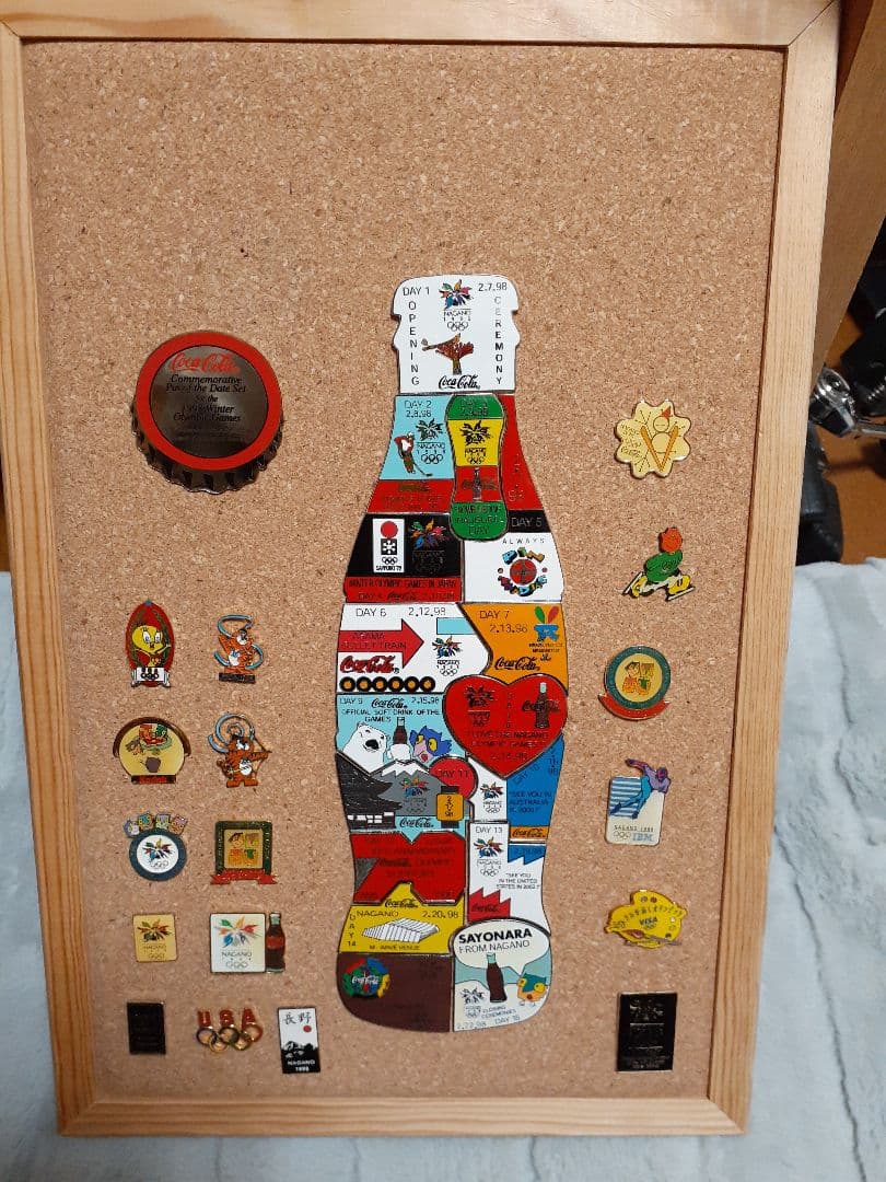 長野オリンピック　ピンバッジ　コカコーラ　フルセット