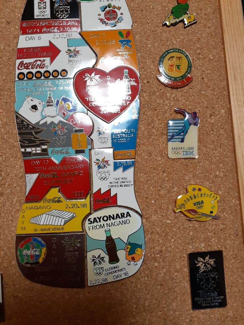 長野オリンピック　ピンバッジ　コカコーラ　フルセット