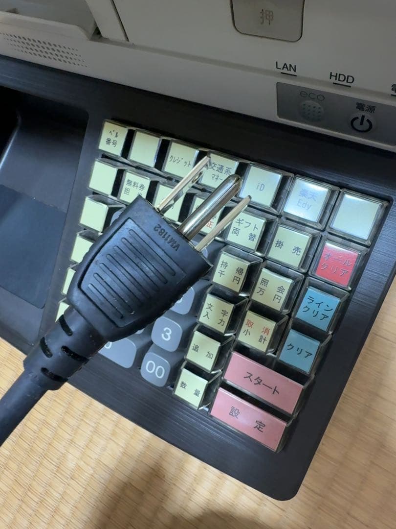 【アクセモバ】SHARP レジスター ホワイト【RZ-A430】