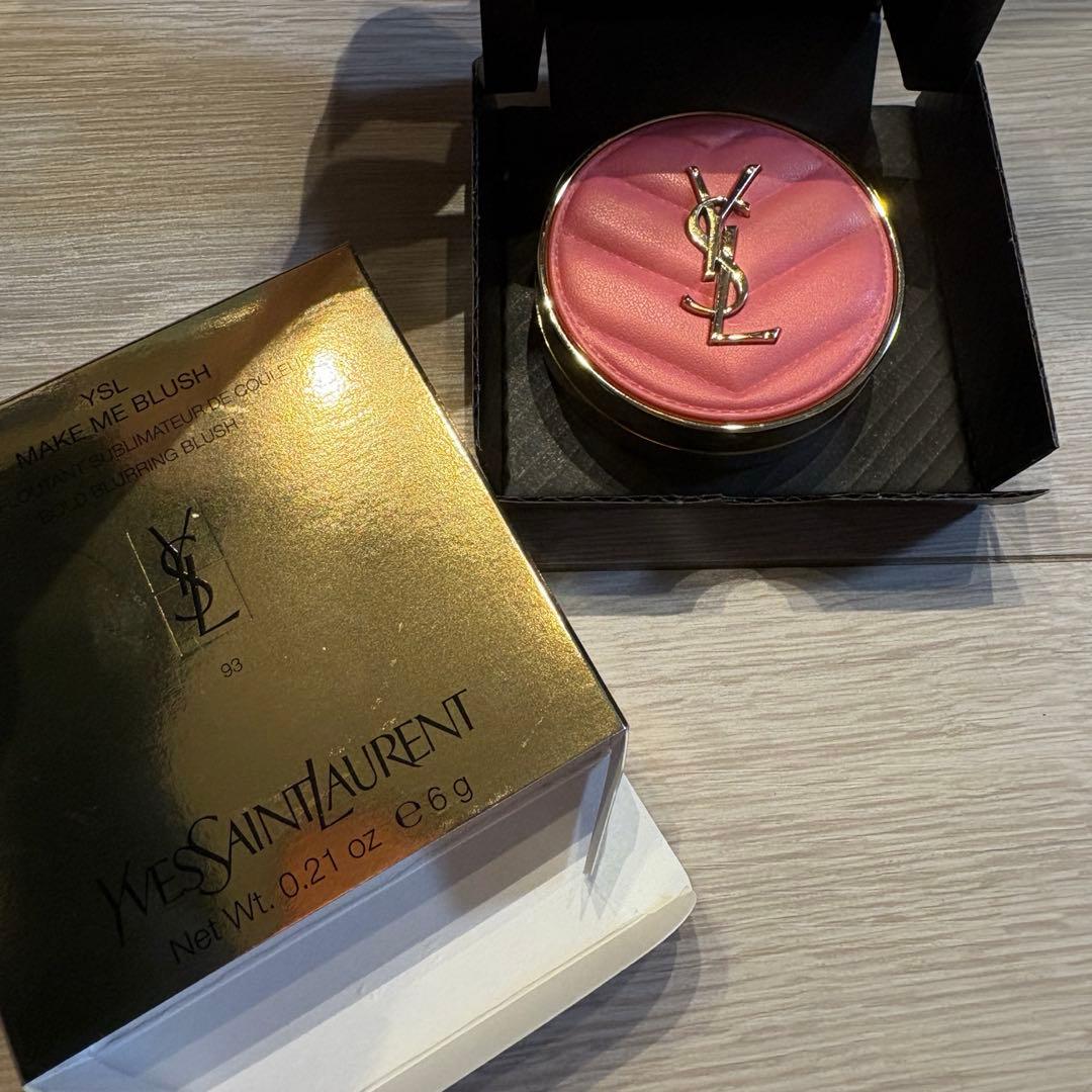 （新品）イヴ サンローラン　メイクミーブラッシュパウダー 93 レストレス ロゼ