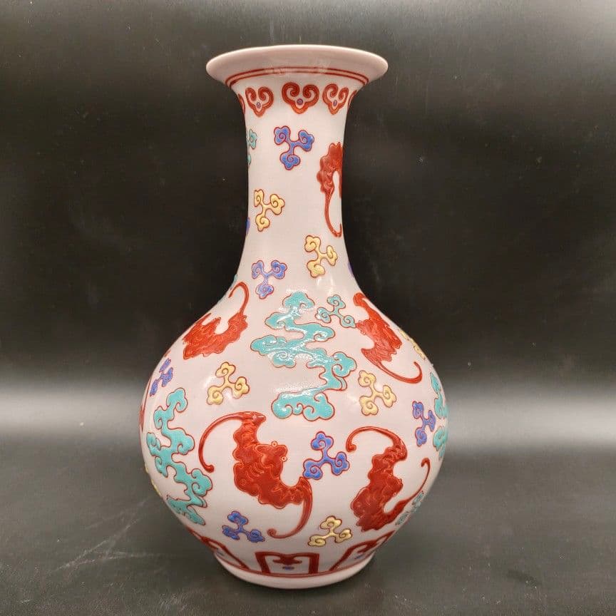 福寿瓶 応接間 玄関 本棚 博古架 景徳鎮 工芸品 置物