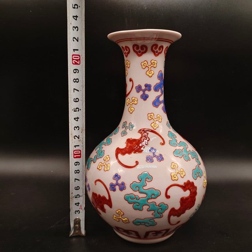 福寿瓶 応接間 玄関 本棚 博古架 景徳鎮 工芸品 置物