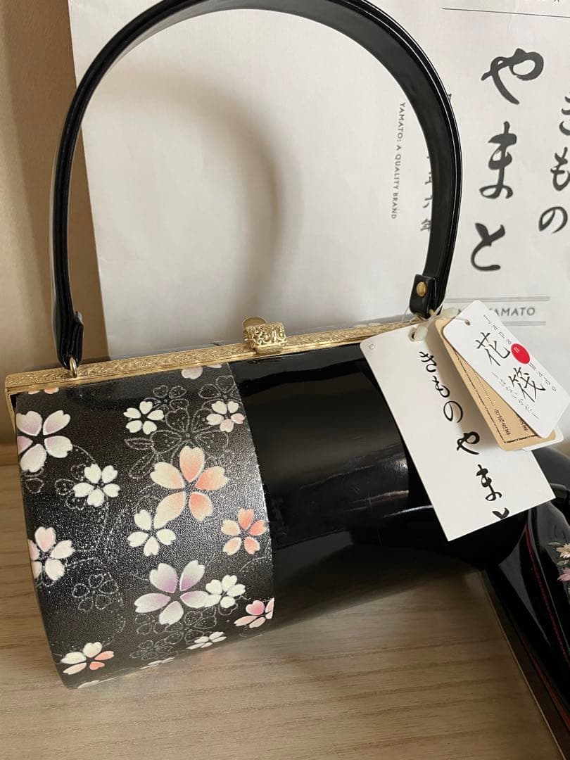 高橋　きもの　やまと　和装用　振袖用草履バッグのセット　成人式