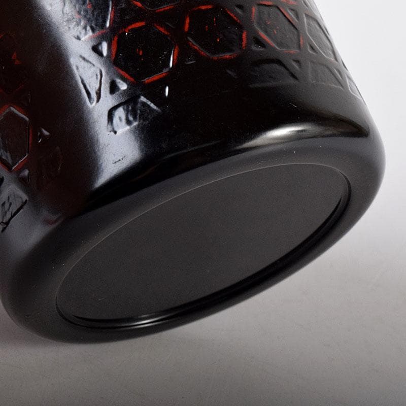 茶道具　岡本漆専堂　岡本昌三作　蕨蒔絵　棗　共箱　V　7322