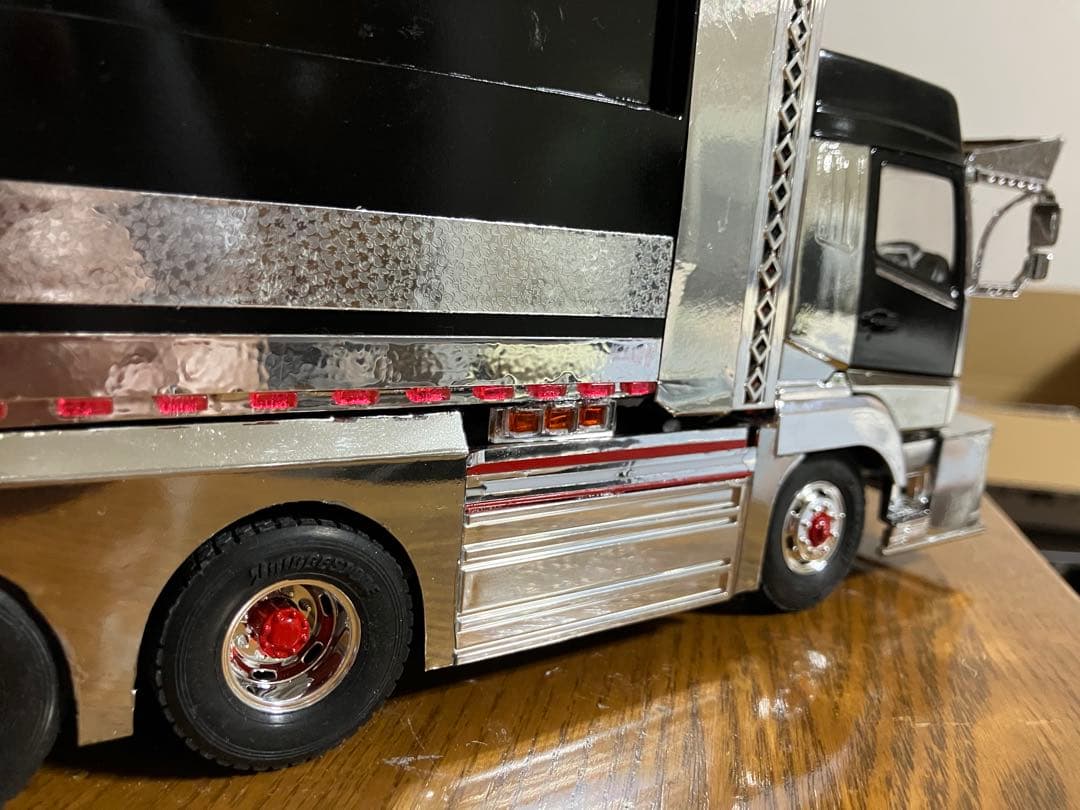 デコトラダンプ、1/32スーパーグレートデカ箱ダンプ、完成品