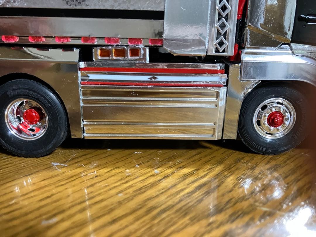 デコトラダンプ、1/32スーパーグレートデカ箱ダンプ、完成品