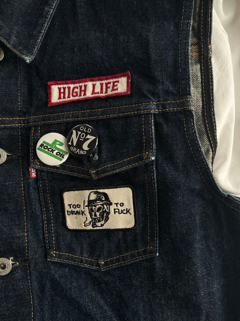 T*K様 レアデニムベスト　RADIALL