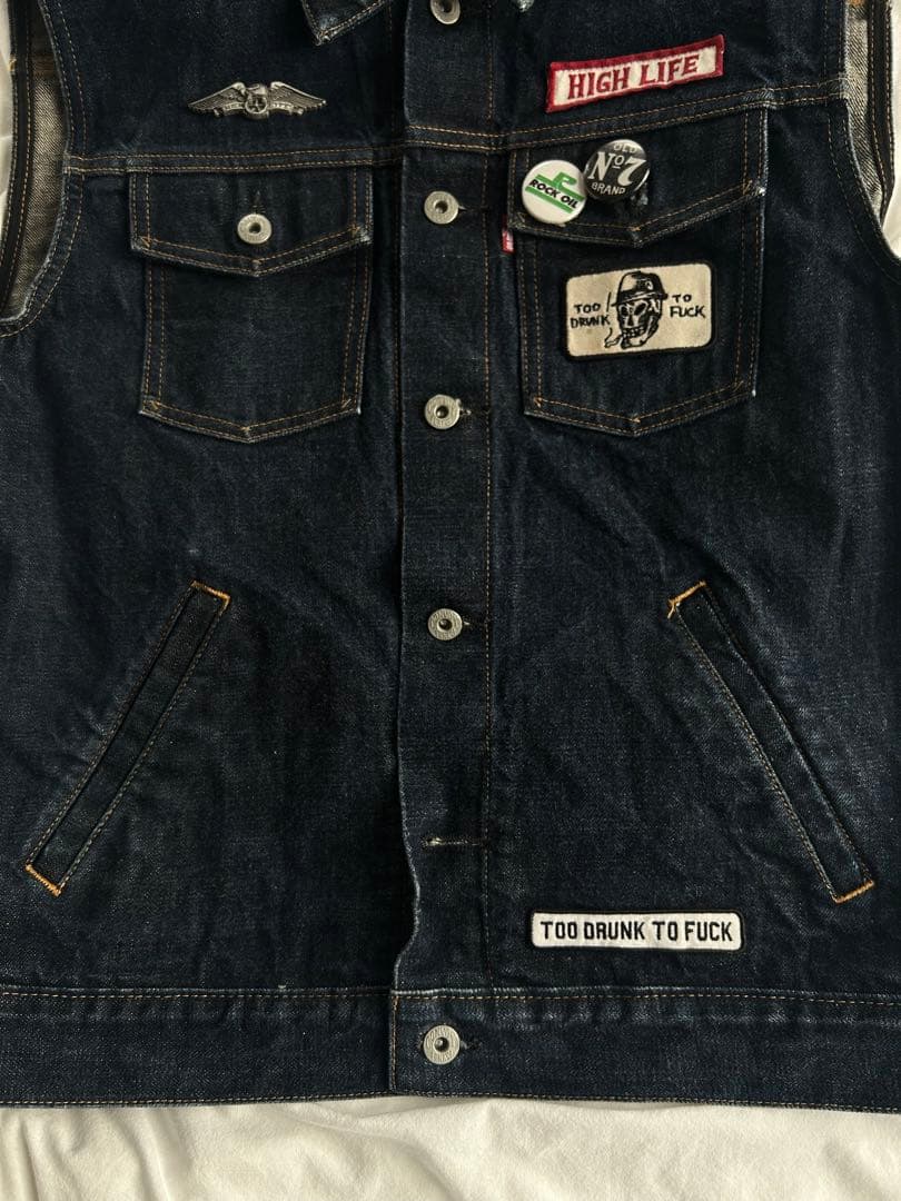 T*K様 レアデニムベスト　RADIALL