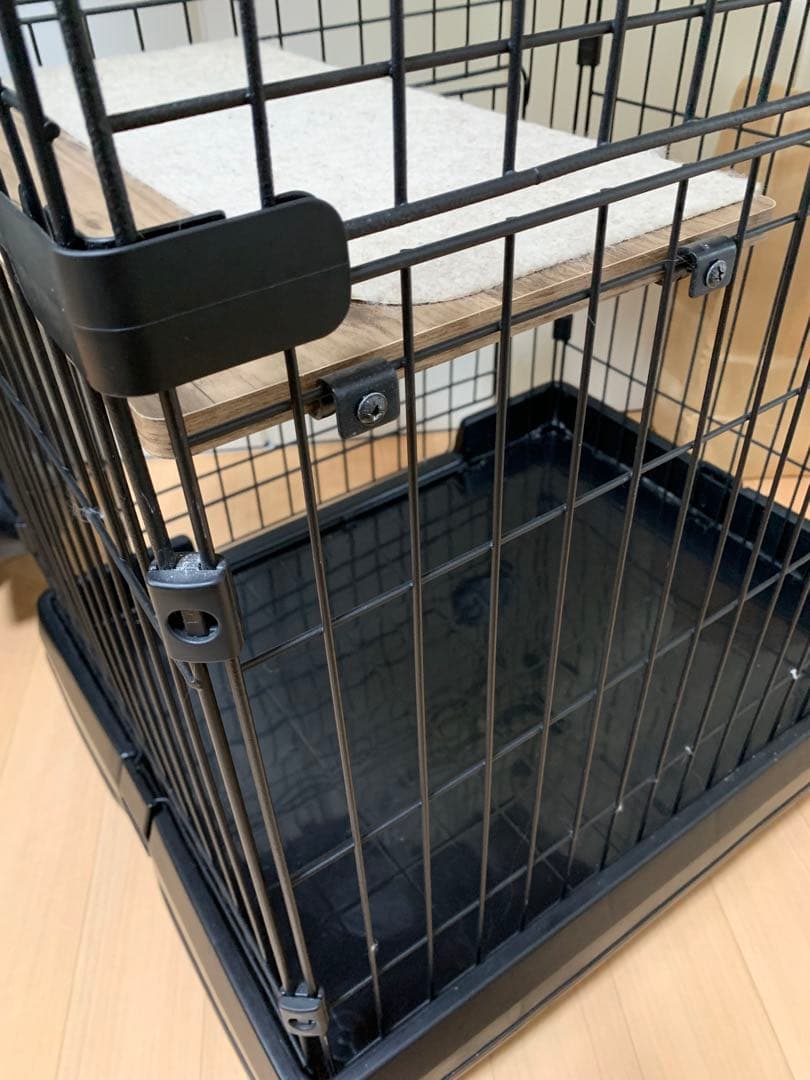 直接取引のみ　横浜市　キャットケージ　3段　アイリスオーヤマ　猫ケージ　ブラック