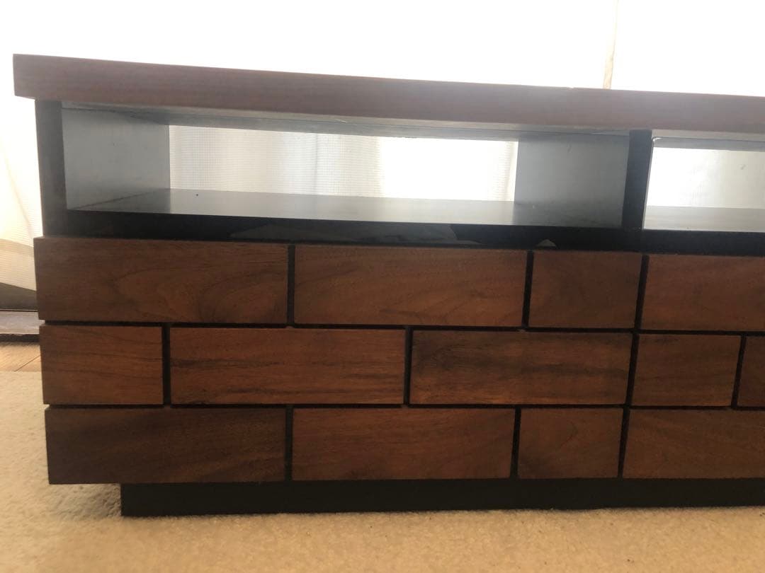 【送料込】美品 ニトリ ローボード ブロリック2 150B