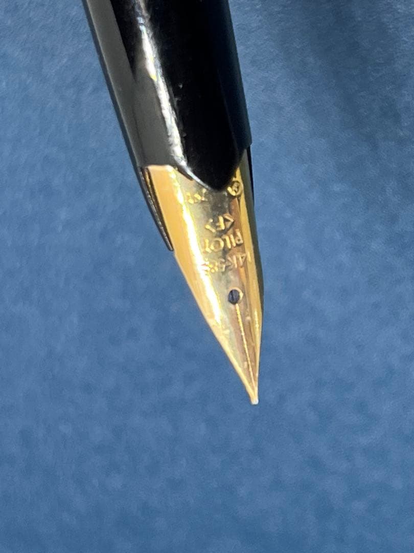 新品　廃盤　パイロット　デスクペン DP-500 14k 14金　F 細字　黒